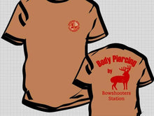 Load image into Gallery viewer, Logo Tan short sleeve cotton tee shirts
